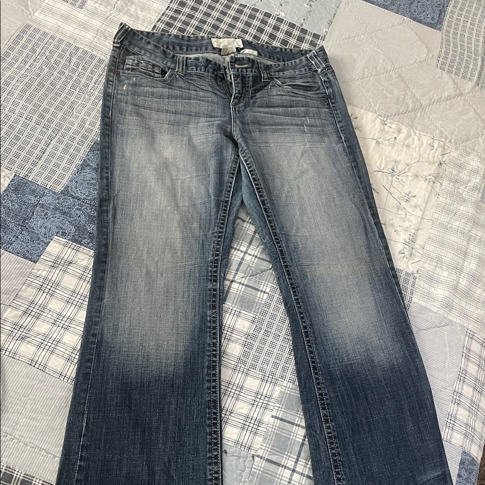 Maurices Light Wash Flare Jeans